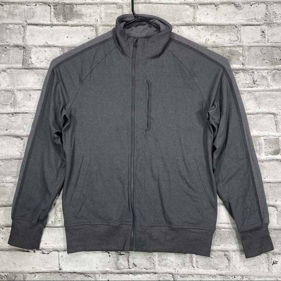 Lululemon Mens Size L Full Zip Gray Jacket - Picture 1 of 10